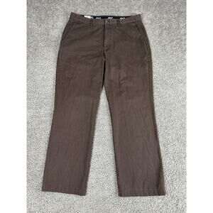Volcom Stone Pants Mens 38 Brown Corpo Collection Frickin Striped Chino 38x31